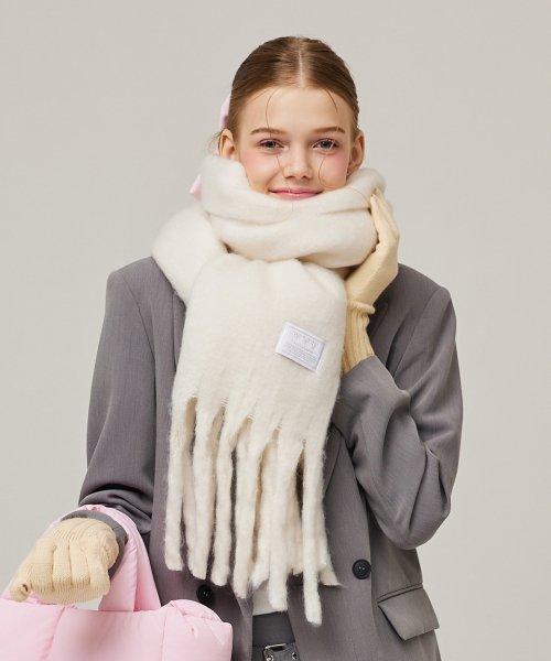 베이직 빅 머플러 _ 아이보리