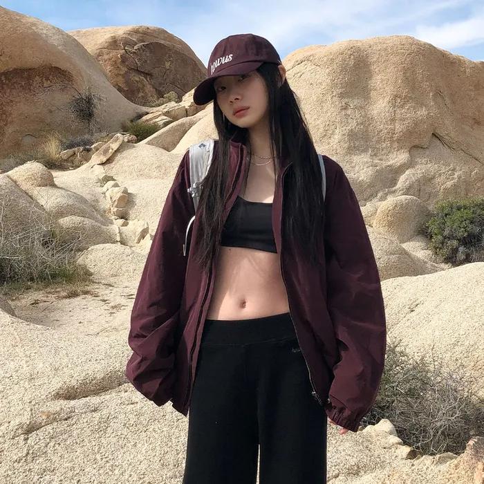 [남영서님 착용] [2차리오더]DRIVE WIND BREAKER (WINE)