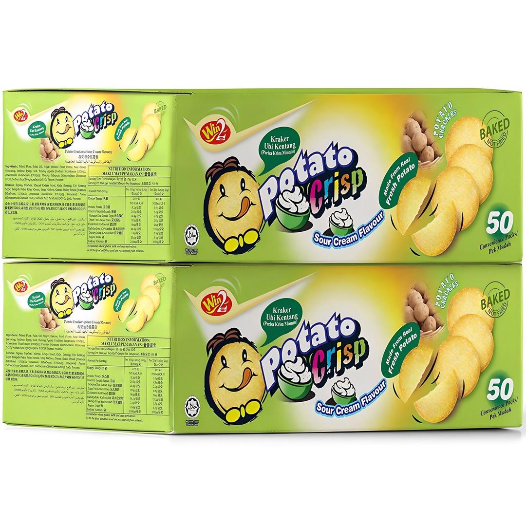 윈윈푸드 포테이토 크리스프 스낵 사워크림맛, 1kg, 2개 - 감자과자 | 쿠팡