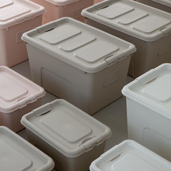 온도 리빙박스 72L 4개 수납정리함 공간박스 정리함