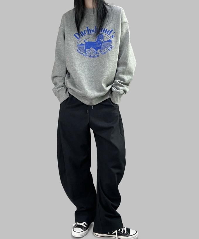 와이드벌룬 스웨트팬츠