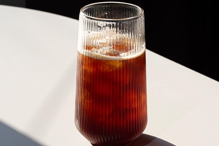 단품 소소 내열유리컵 플리츠 하이볼 470ml