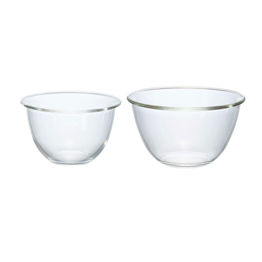 일본제 하리오 유리 믹싱볼 베이킹 내열글라스 2개 세트