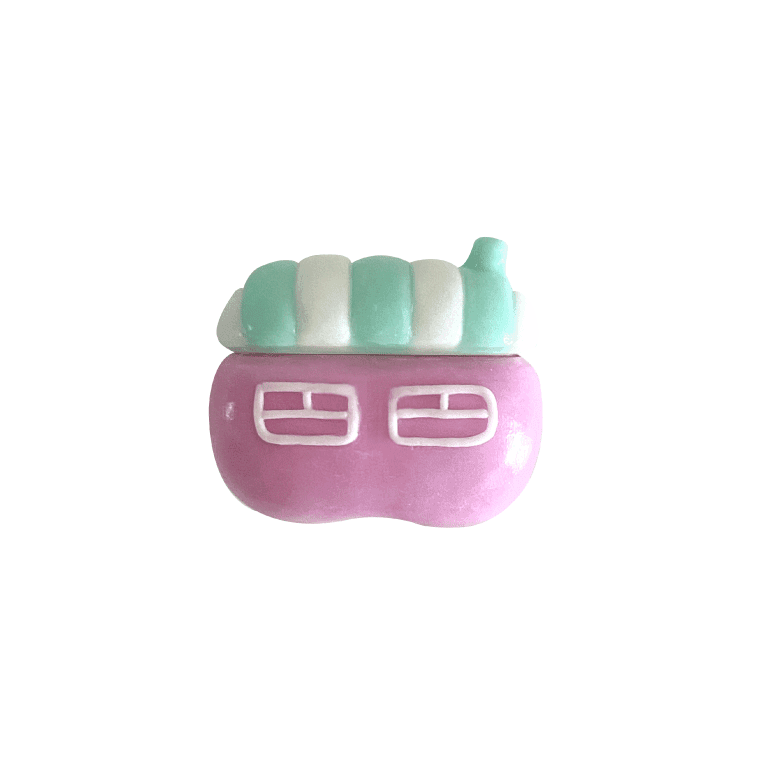 airpods house case (mint roof)
