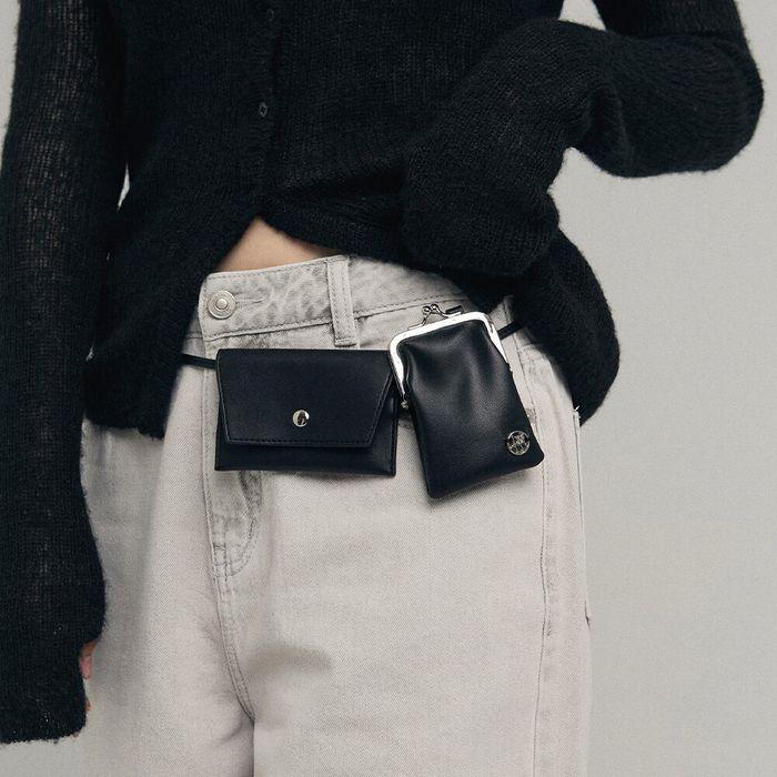 [1st REORDER] STRAP PURSE BAG [BLACK]