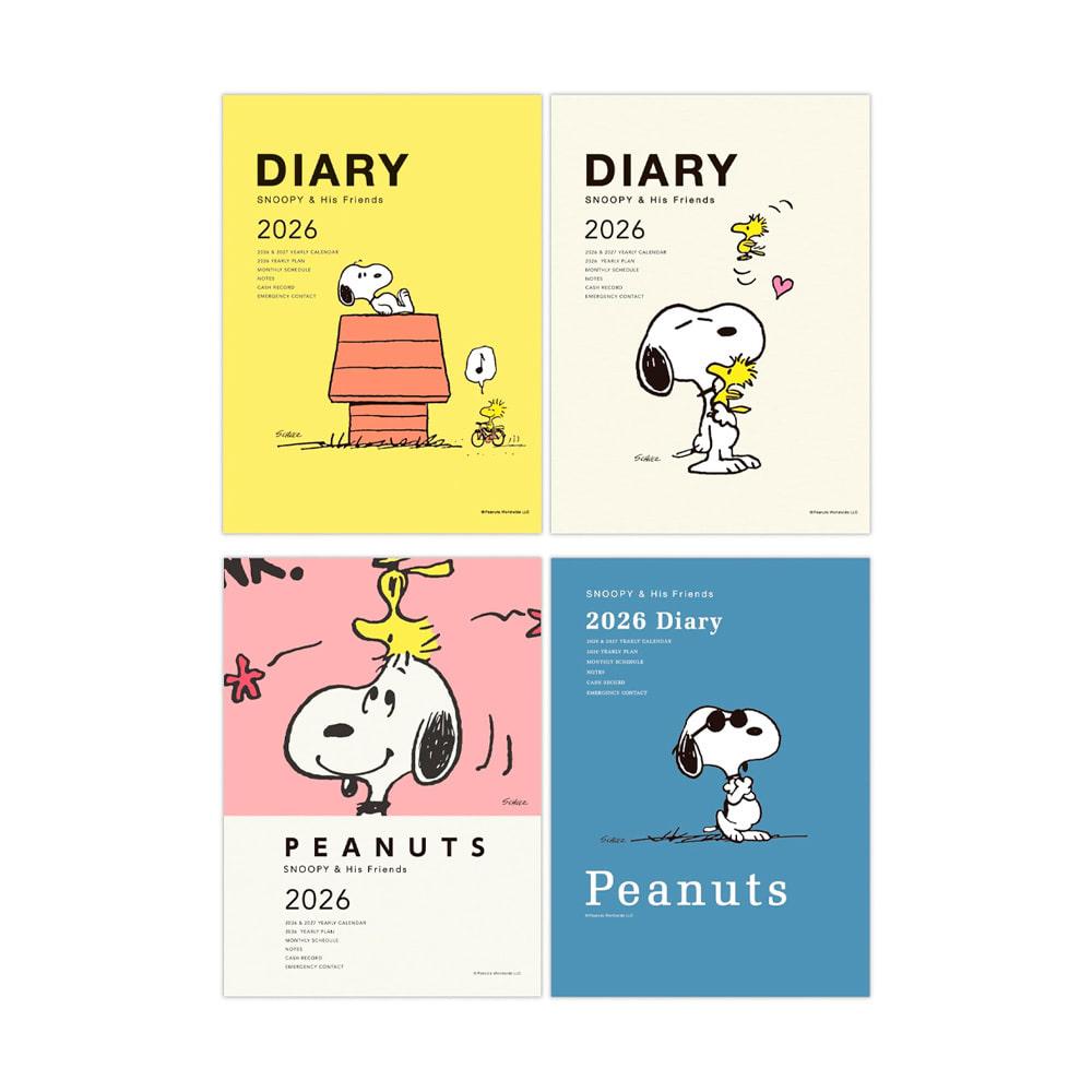 홀마크 2026 다이어리 A6 스누피 월간 플래너 2025년 10월 시작