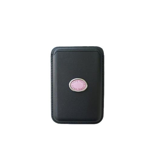 black pink card pocket