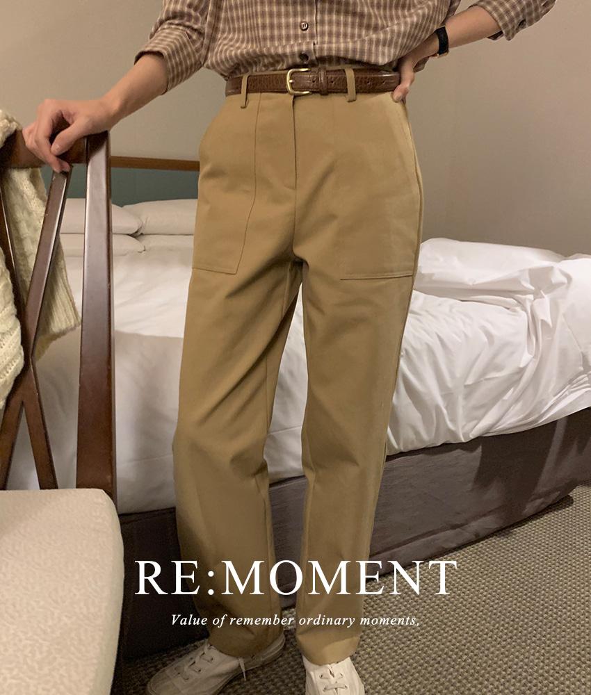 [RE:MOMENT] made.(겨울ver.) 레귤러 치노팬츠 2color!