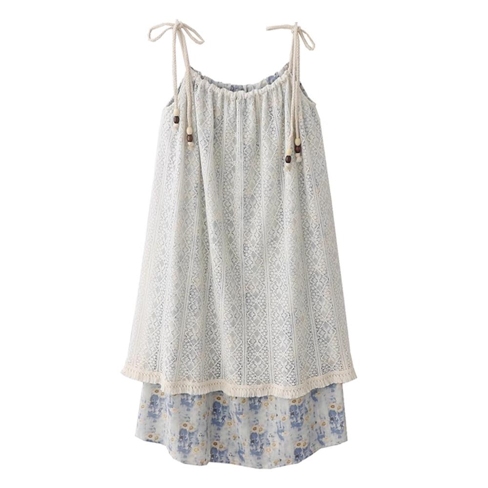 플라워 레이스 원피스