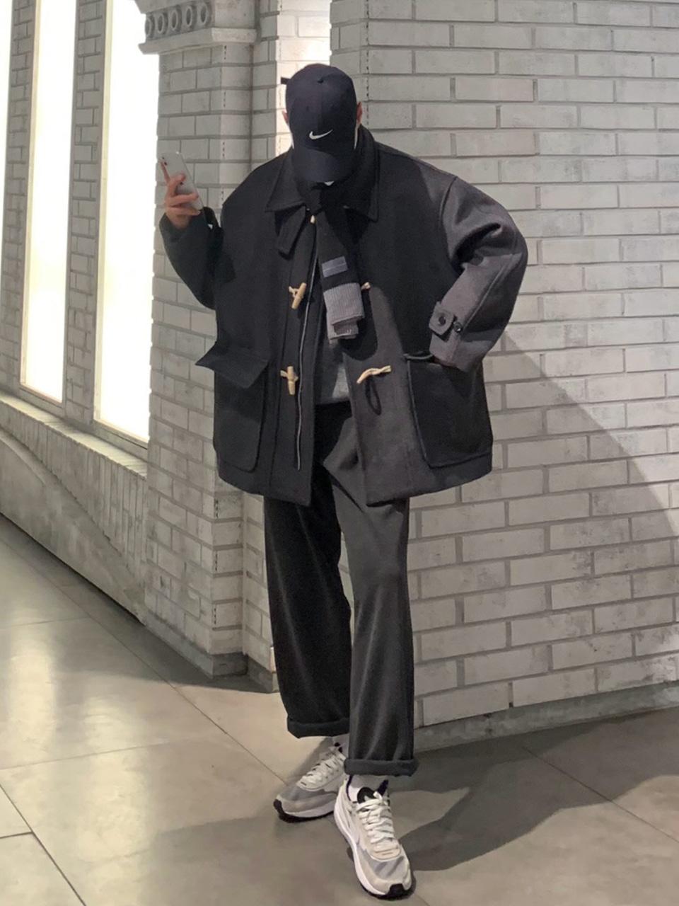 Def Premium Duffe Coat (차콜)