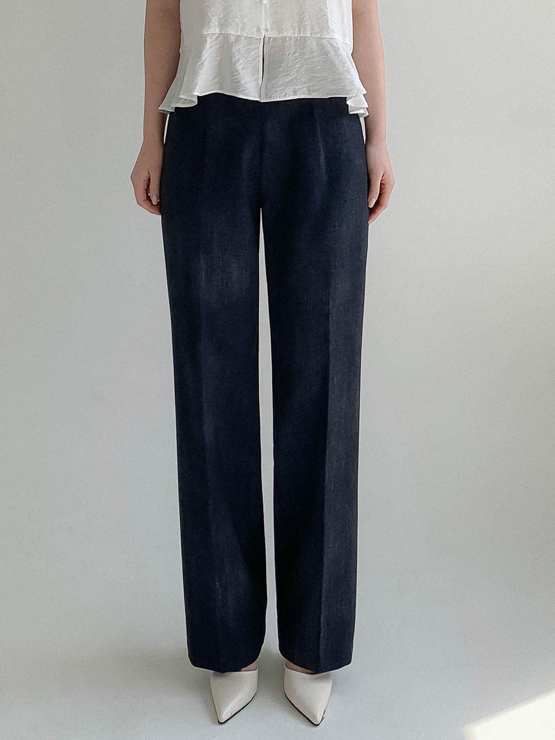 [made] 로렌 비행기팬츠 와이드 데님