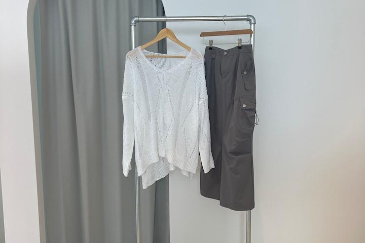 W15 파이프 이동식 행거 옷걸이 튼튼한 드레스룸 시스템 매장용 스탠드 좁은 1단