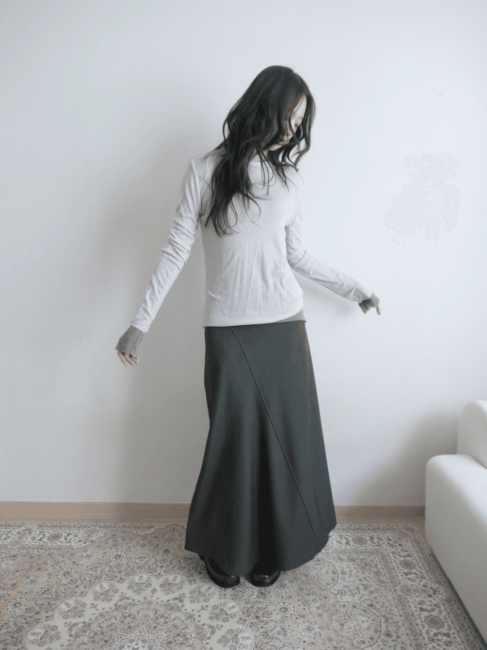 tone long skirt