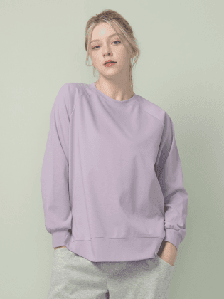 뒤란 로아 사이드 슬릿 루즈핏 맨투맨 티셔츠 DTF3S-4115 4colors