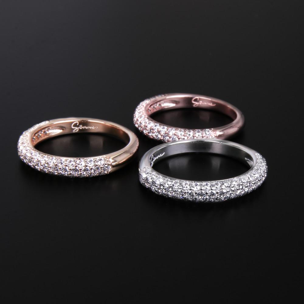 [쏘네] 하프 파베 이터니티 반지, Half Pave Eternity Ring