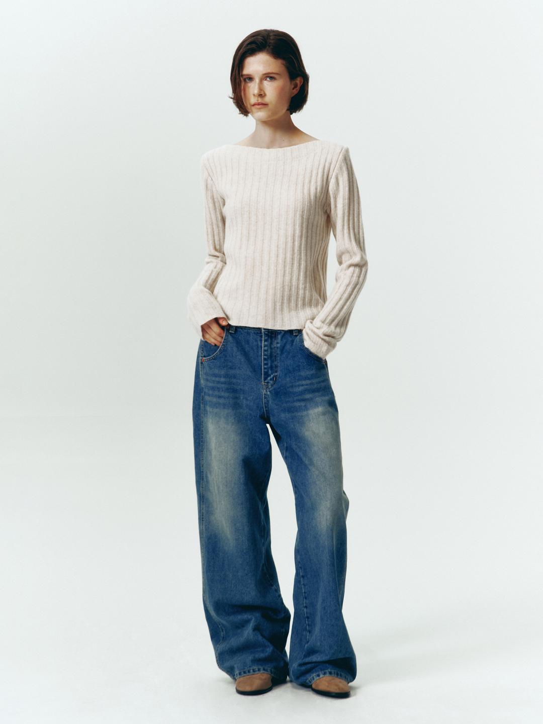 Back Cut Denim_(Blue)