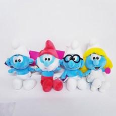 개구쟁이 스머프 스머페트 파파 똘똘이 덩치 귀여운 인테리어 가방걸이 15cm 봉제 인형