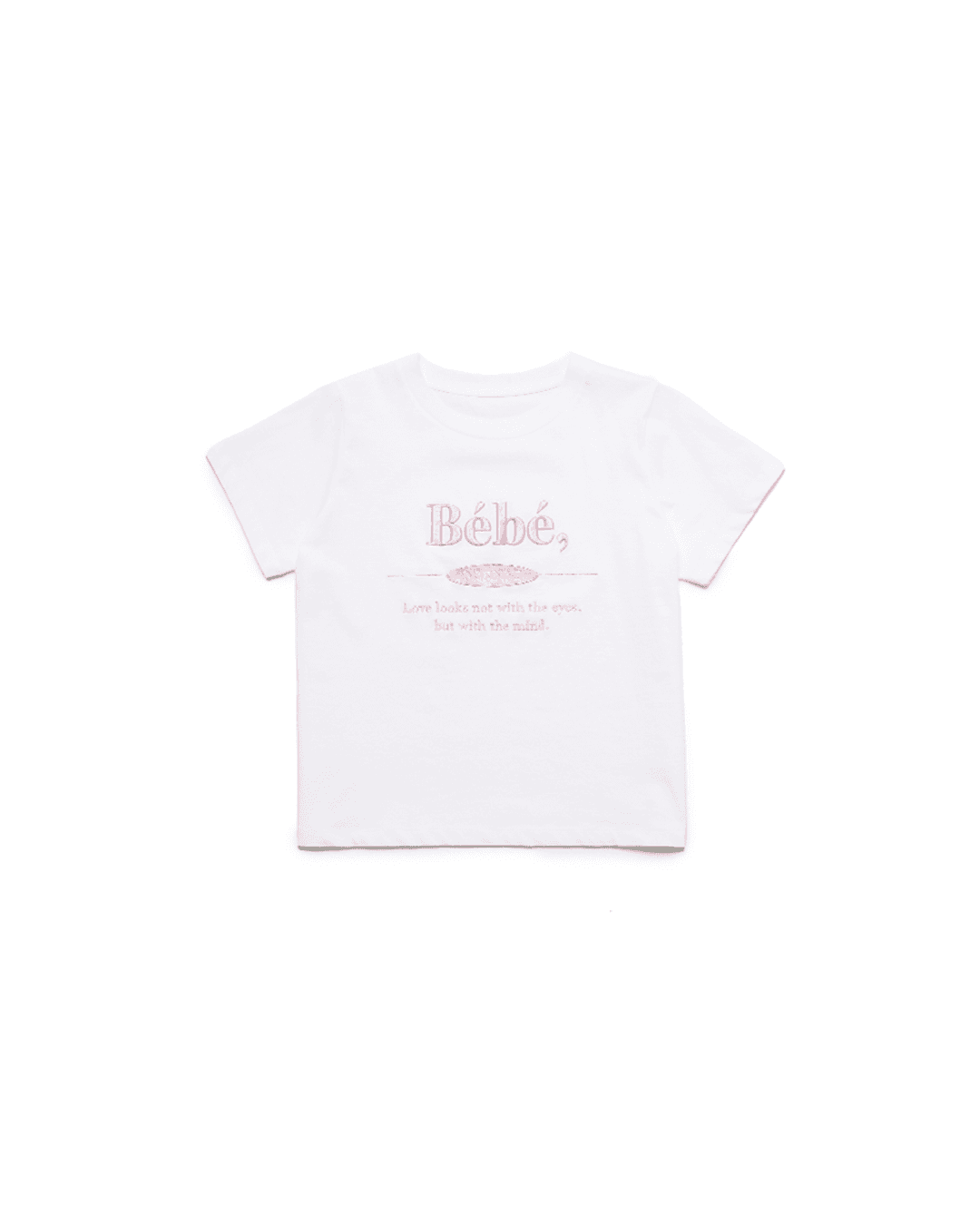 Bébé Soft Embo T-shirts [WHITE]