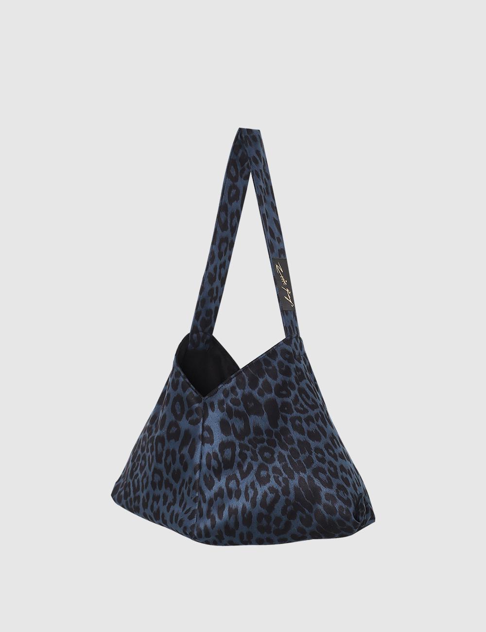 네이비 윈터 번들  레오파드 에코백[EFB2306]