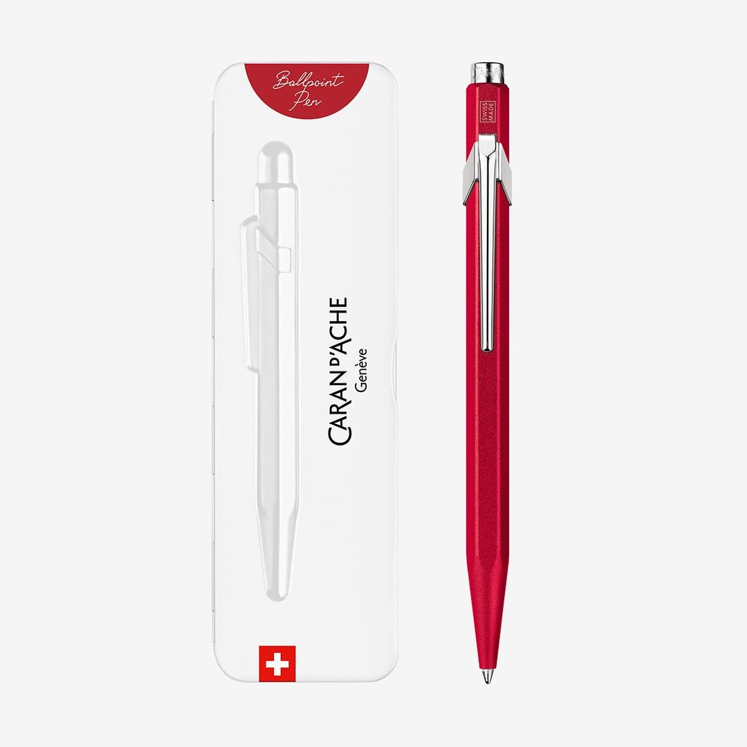 849 메탈볼펜 컬러매트엑스 레드