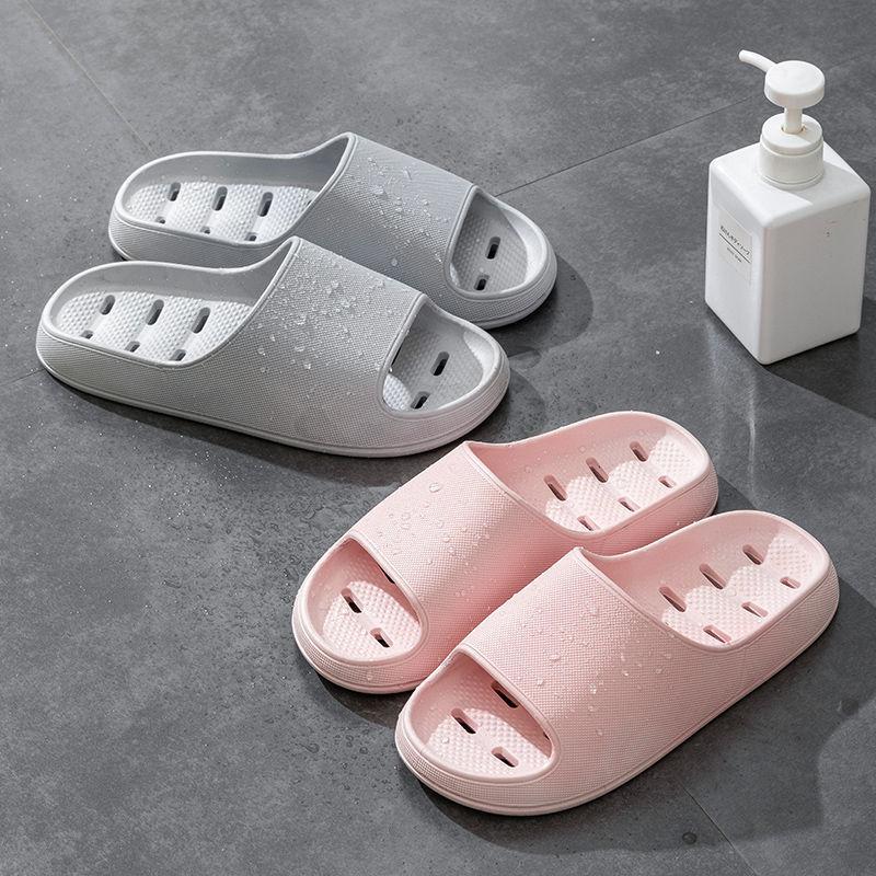 1+1 완벽 물빠짐 미끄럼방지 욕실화 화장실 베란다 슬리퍼 심플 욕실화