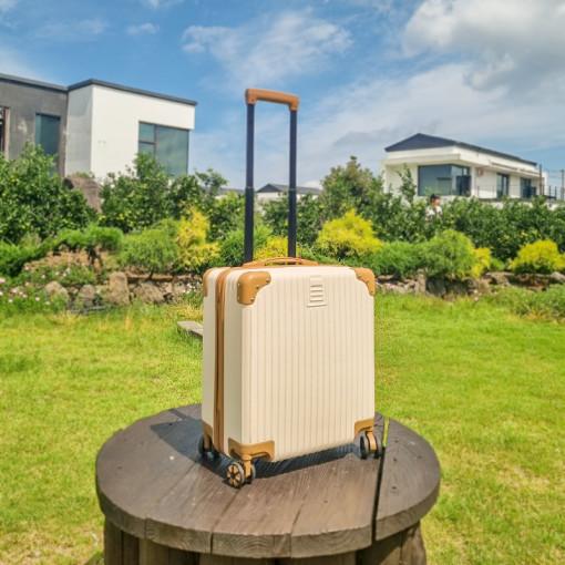 늘바론 늘바론 예쁜 감성 미니 캐리어 18인치 바퀴달린 여행가방 기내용