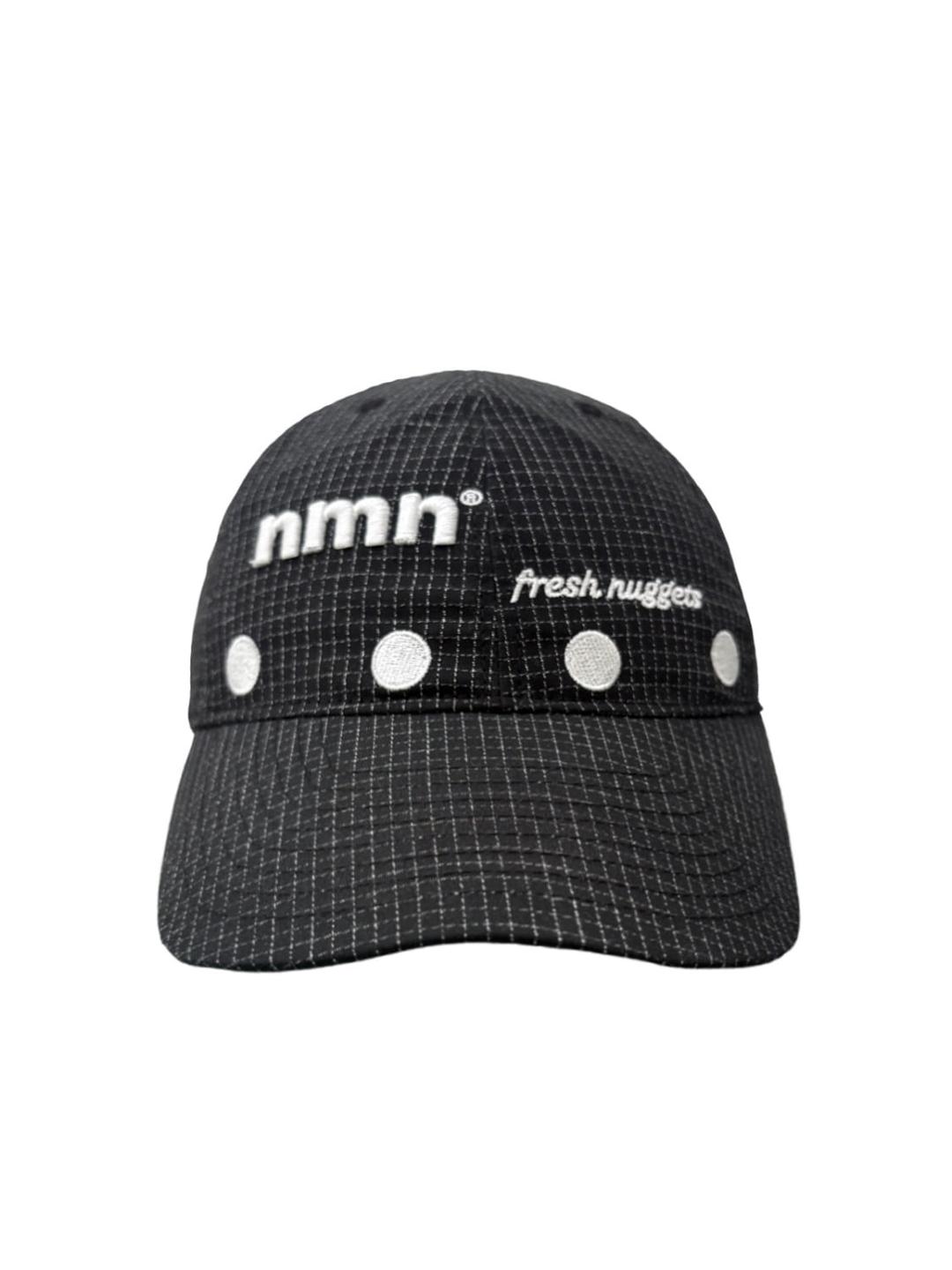 nmn ball cap (black check)