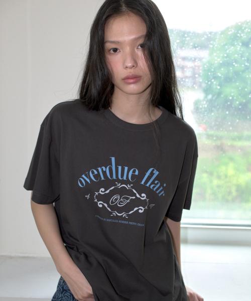 OVERDUE ARTWORK T-SHIRT_CHARCOAL
