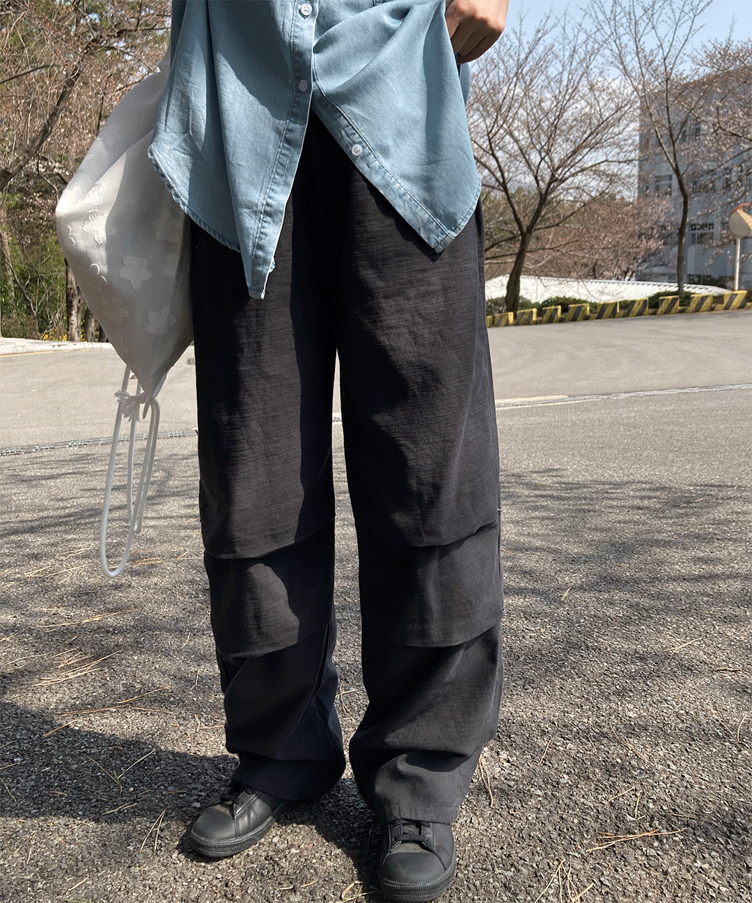 헤비 코튼 파라슈트 팬츠(5color)