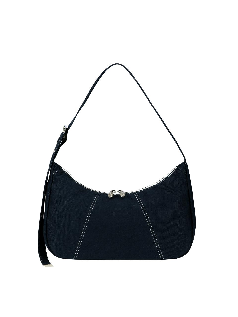 [웬디 착용] Canvas Stitch Hobo Bag (navy)
