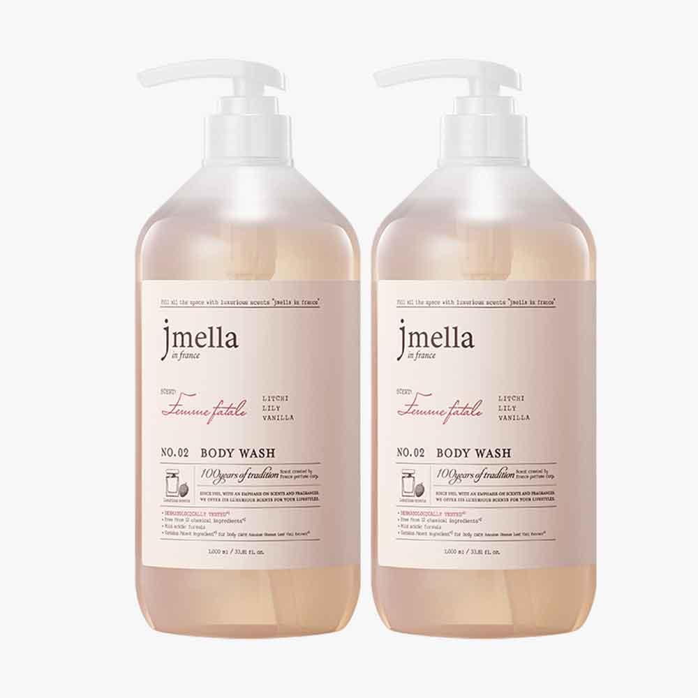 1+1 제이멜라 페이보릿 대용량 바디 워시 1000ml