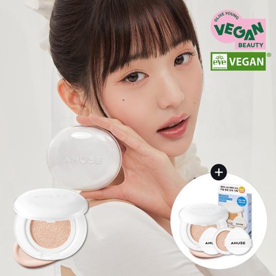 [단독선런칭/장원영 PICK]NEW 어뮤즈 세라믹 스킨 퍼펙터 쿠션 리필 한정 기획 (본품+리필 증정)