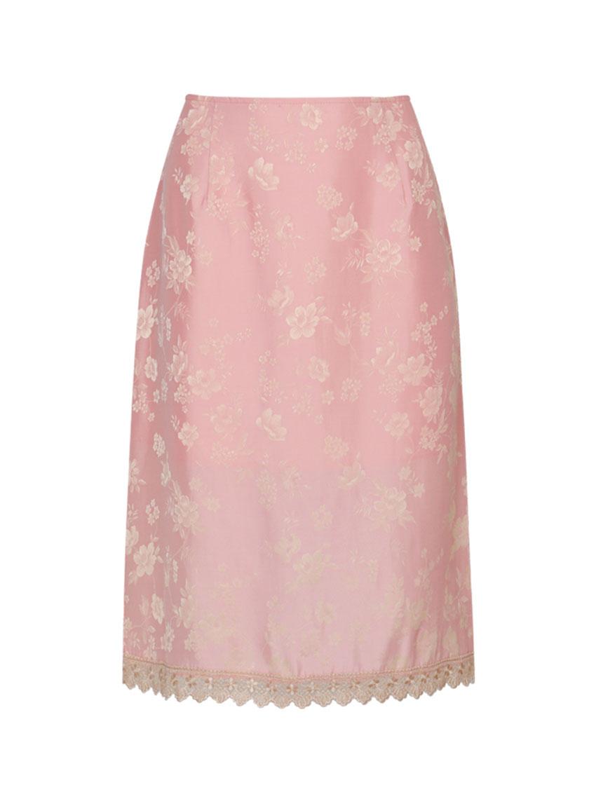Jacquard Sunset Skirt (Pink)