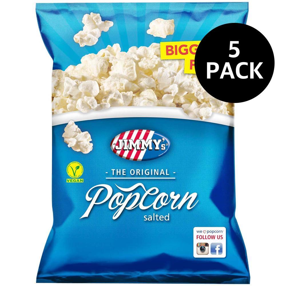 지미스 팝콘 솔트 스낵 80g 5팩 Jimmys Popcorn Salted