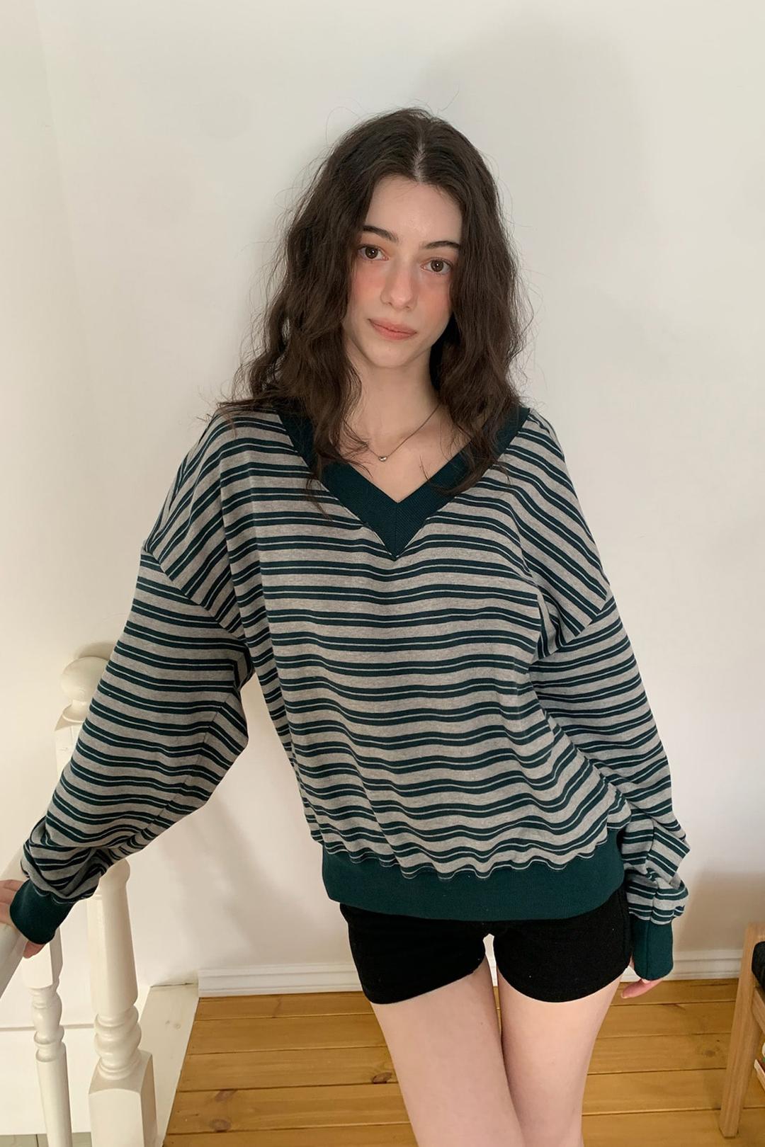 Dara Sweatshirts / Green Melange