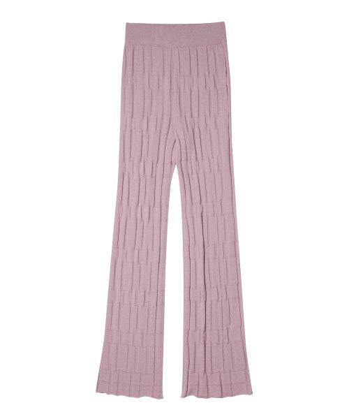 summer ribbed pants (pink)