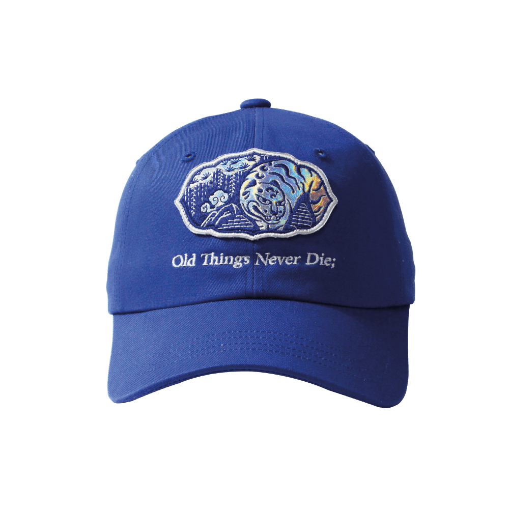 [TIGER] KNOT CAP_BLUE