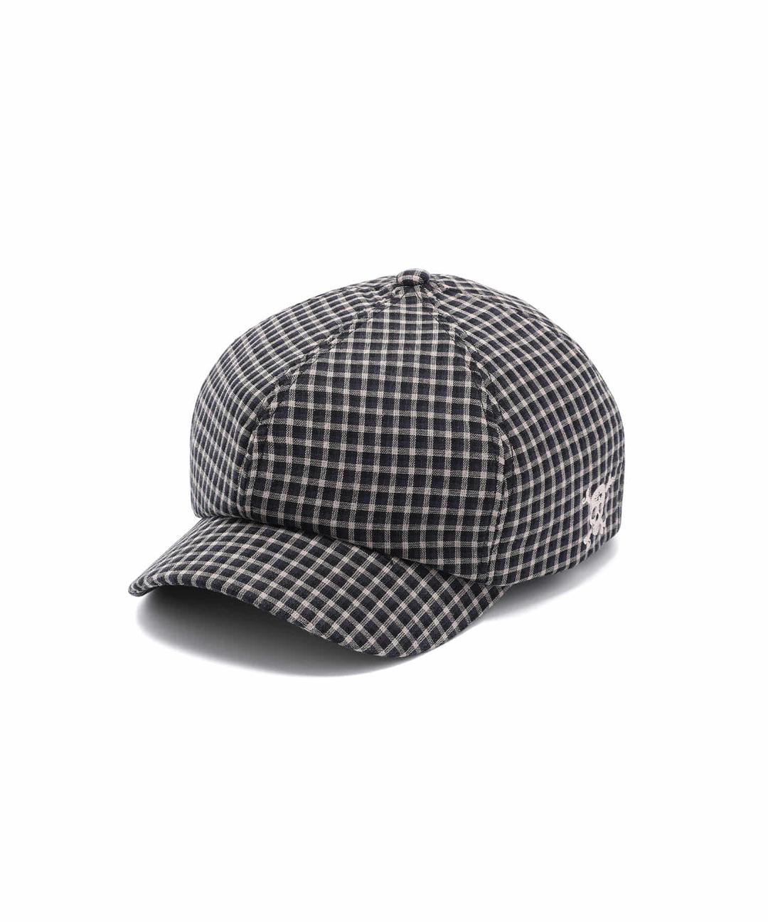 check skull newsboy cap[beige]