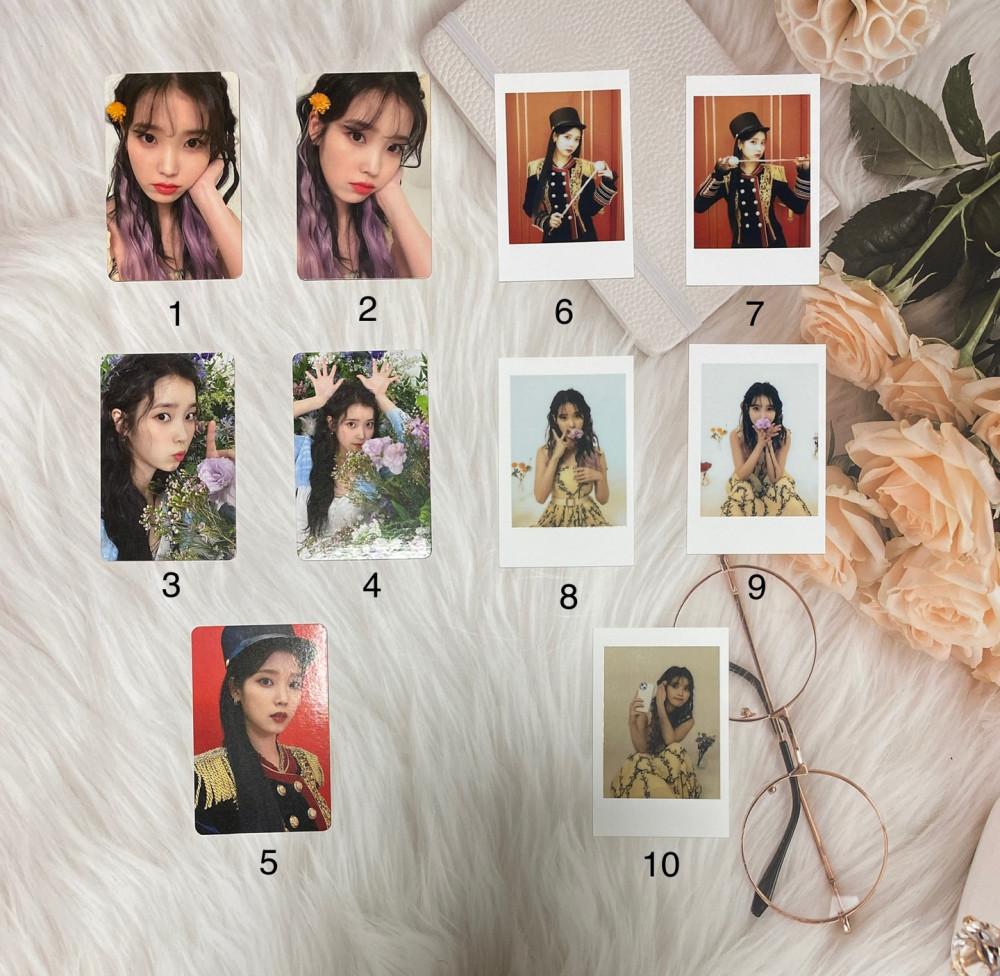 아이유 더 골든 아워 오렌지 태양 아래 포카 The Golden Hour 포토카드