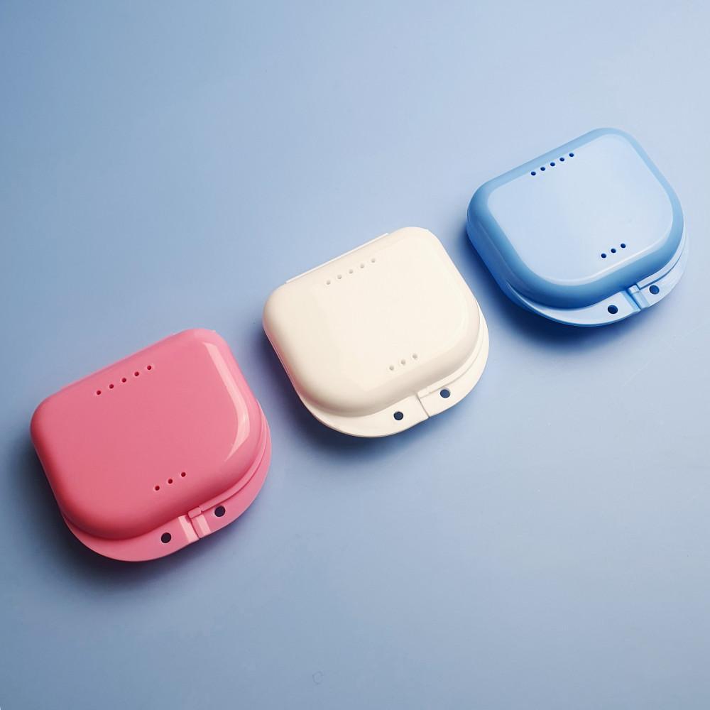 유지장치 교정기 케이스 통 틀니 보관함