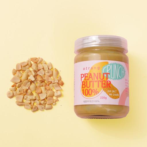 🔥리뷰이벤트🔥🥜 100%땅콩 ★크런치 버터220g