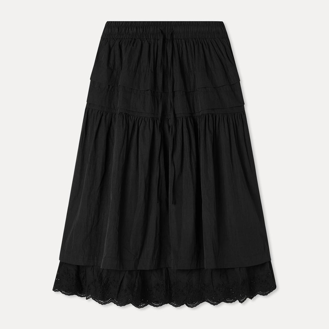 미쏘 프릴 레이어드 밴딩 스커트_MIWWHG54TS