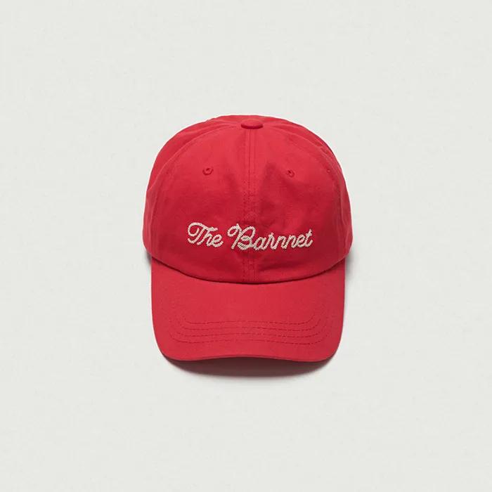 Chain Stitch Logo Ball Cap_Red