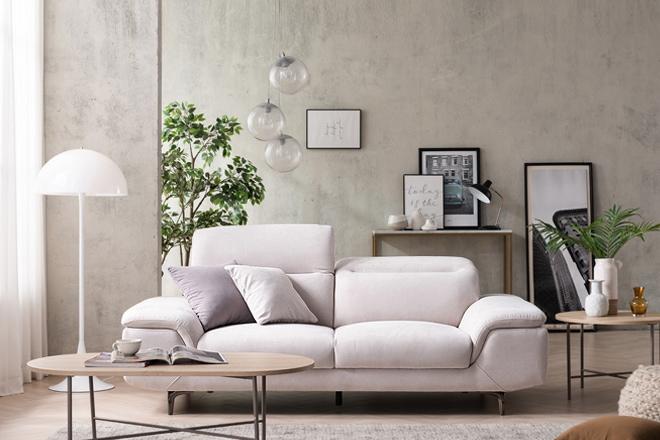 [할인쿠폰]라엘 3인용 아쿠아텍스 이지클린 패브릭 소파 2colors