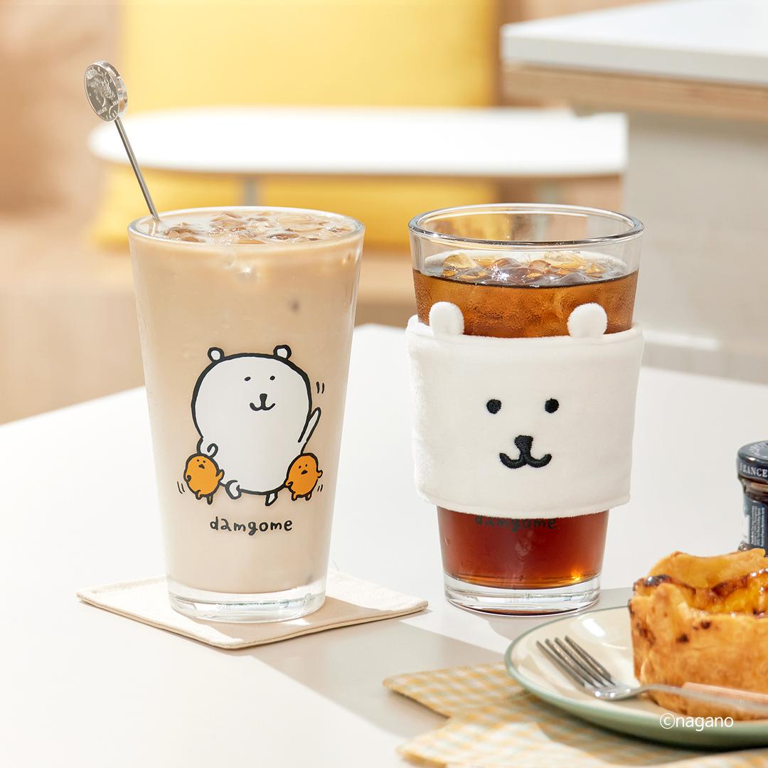 "나만의 홈카페" 담곰이 글라스컵&홀더 세트