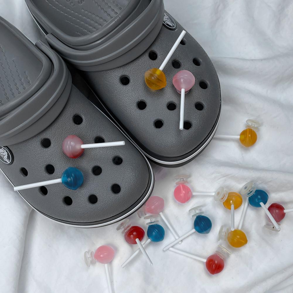 크록스 꾸미기 막대사탕 지비츠 세트 4pcs