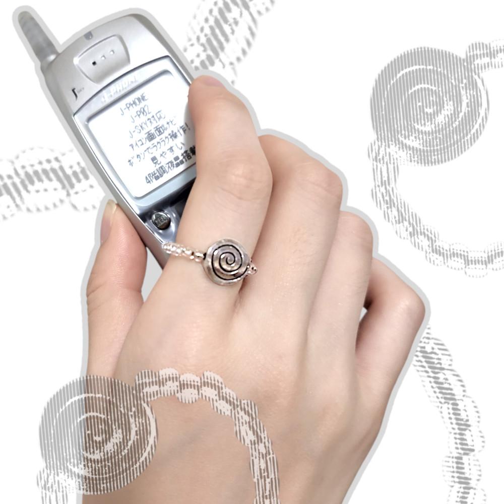 소울넴 빙빙 비즈반지/ 패션 소품 링