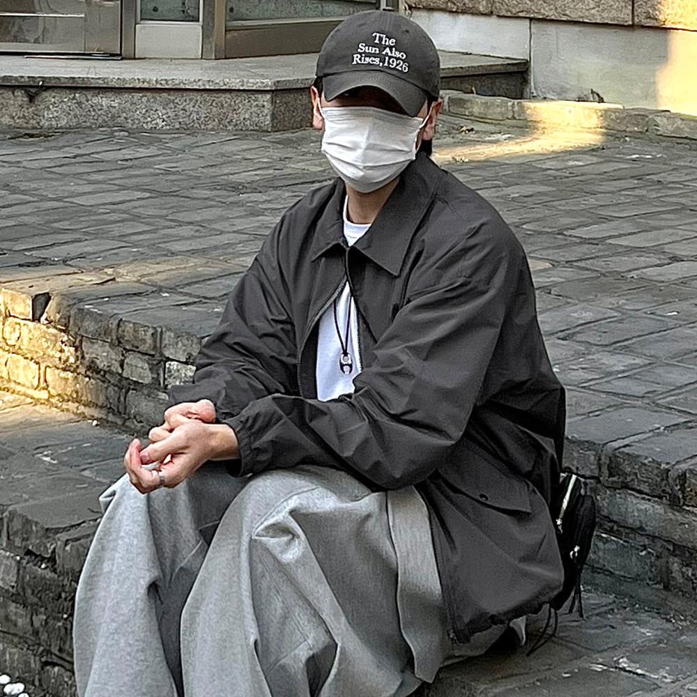 윈드 카라 Nylon 바람막이 5C 남자 여자 공용 봄 여름 가을 나일론 스트릿 고프코어