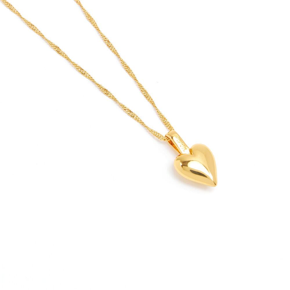 Dreamy Heart Necklace_Gold