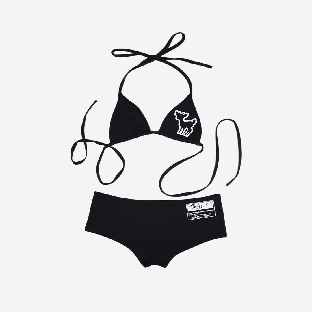 Bonnae Women Graphic Bikini Black